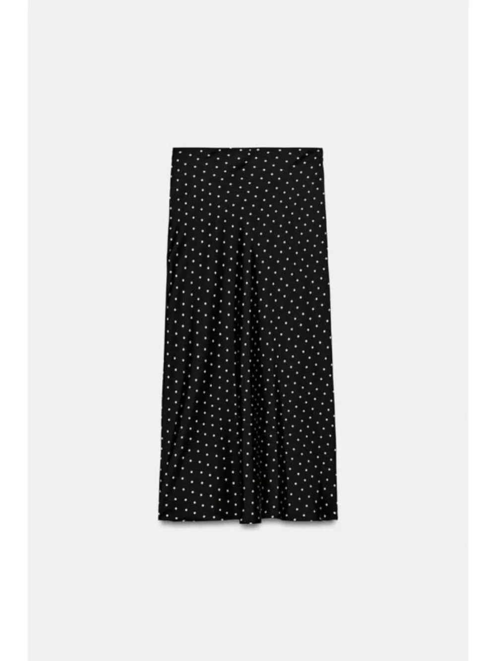 ZARA POLKA DOT SATIN MIDI SKIRT 8338/537/084